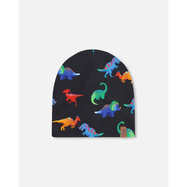 Шапка (черный дино)