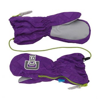 Варежки Biggles Zip Printed Mittens-2 (скандинавский орнамент на пурпурном) 5174 Didriksons 592096 763 