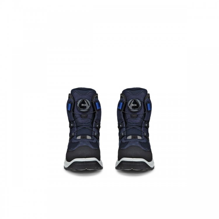 Фото 2 Ботинки Ecco SNOW MOUNTAIN c мембраной Gore-Tex (черный с синим) 136488 Ecco 710332-61379