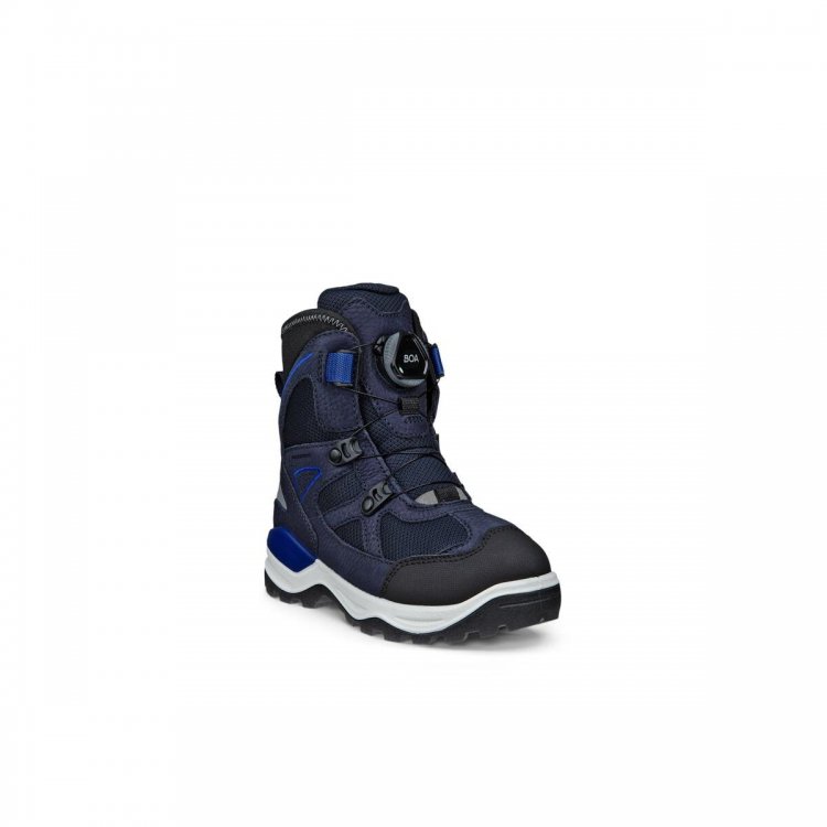 Фото 5 Ботинки Ecco SNOW MOUNTAIN c мембраной Gore-Tex (черный с синим) 136488 Ecco 710332-61379