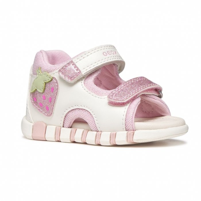 Сандалии IUPIDOO (белый с розовым)