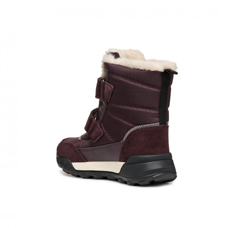 Фото 4 Ботинки Geox TREKKYUP (бордовый) 132663 Geox J46M7E08V22C7357