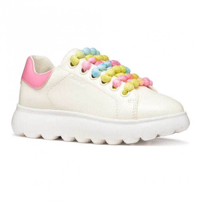 Кроссовки PUFFYPOP (белый с розовым)