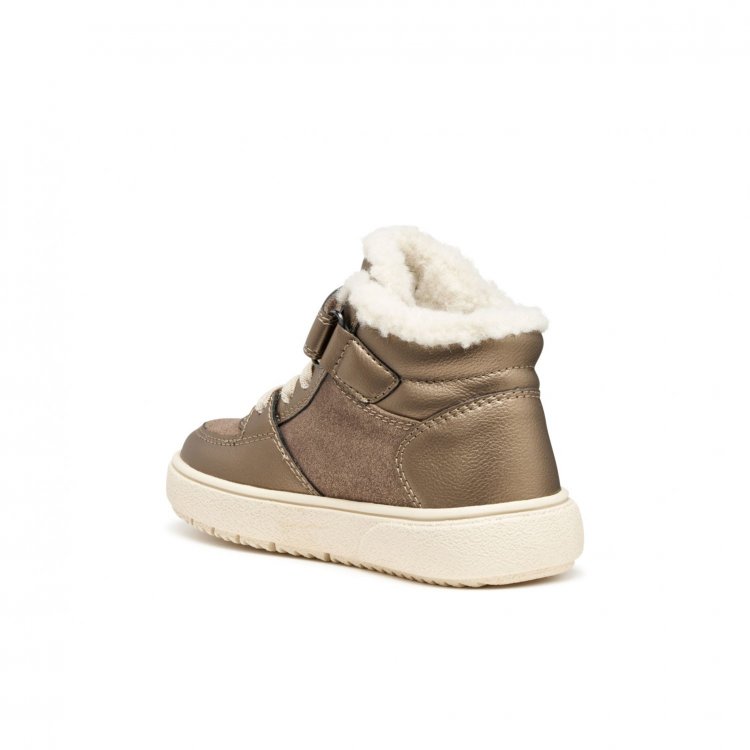 Фото 3 Кеды THELEVEN (золотой) 132709 Geox J56HTA077BCC9006