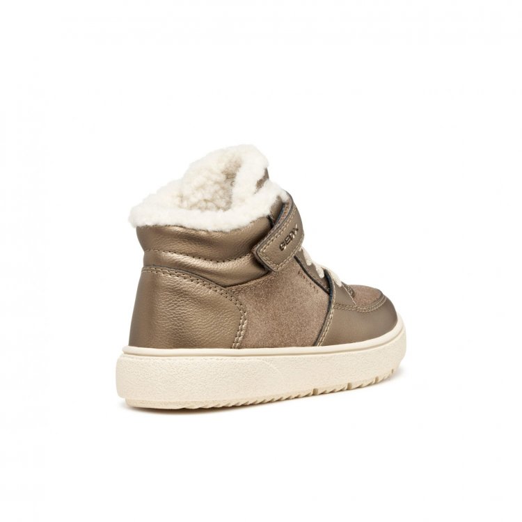 Фото 4 Кеды THELEVEN (золотой) 132709 Geox J56HTA077BCC9006