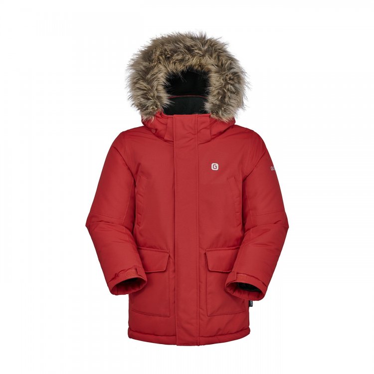 Gusti Детская зимняя куртка-парка (красный)