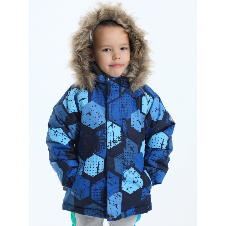 Huppa Зимняя куртка для мальчика Marinel (голубой)