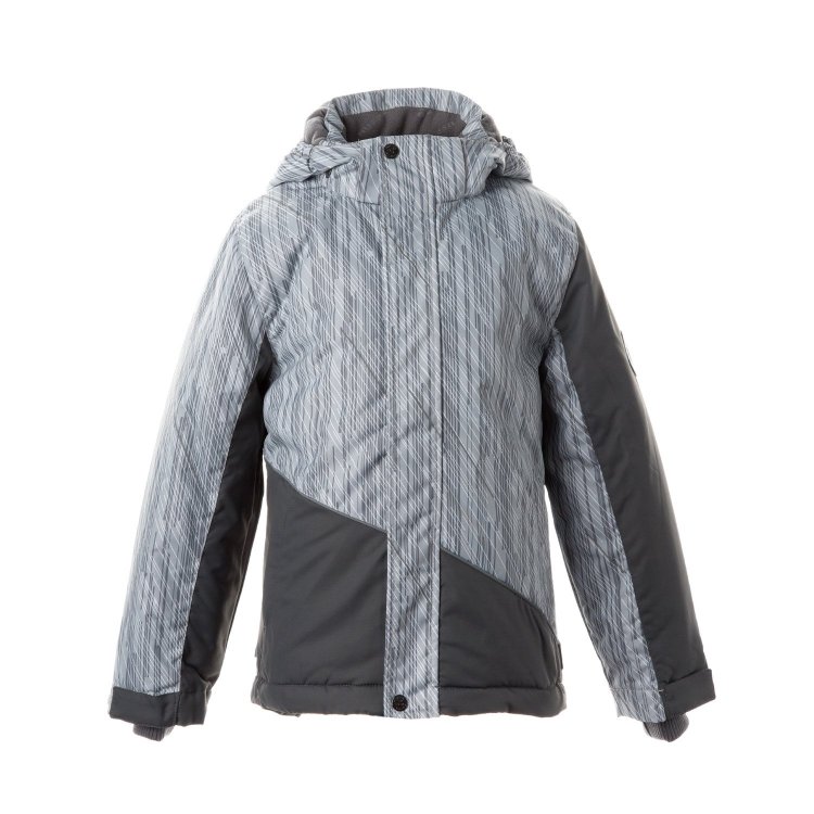 Huppa Куртка ALEX 1 (светло-серый с принтом/серый)