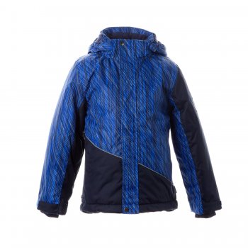 Huppa Куртка ALEX 1 (синий с принтом/тёмно-синий)