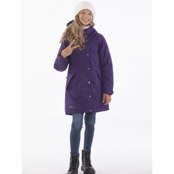 Пальто демисезонное JANELLE (фиолетовый) 68503 Huppa 18028014 70073 