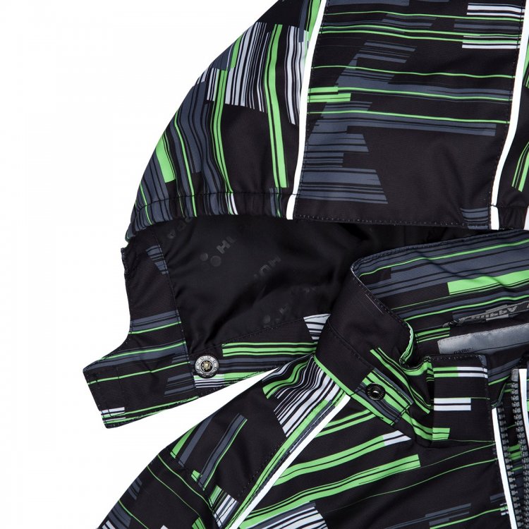 Фото 4 Куртка Huppa демисезонная TERREL 100 гр (чёрный с зеленым) 101817 Huppa 18150010 32009