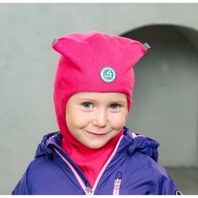 Huppa Шапка-шлем демисезонный SELAH (розовый)