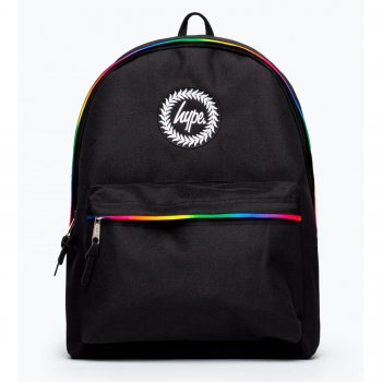 Hype Рюкзак RAINBOW PIPE (черный с радужной окантовкой)