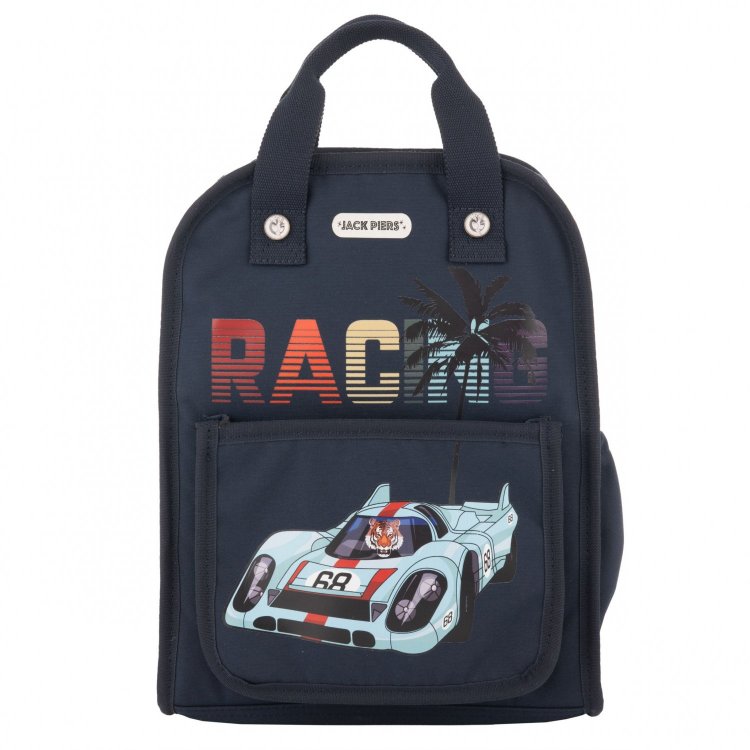 Jack Piers Рюкзак Backpack Amsterdam Medium Race (синий с гоночной машиной)