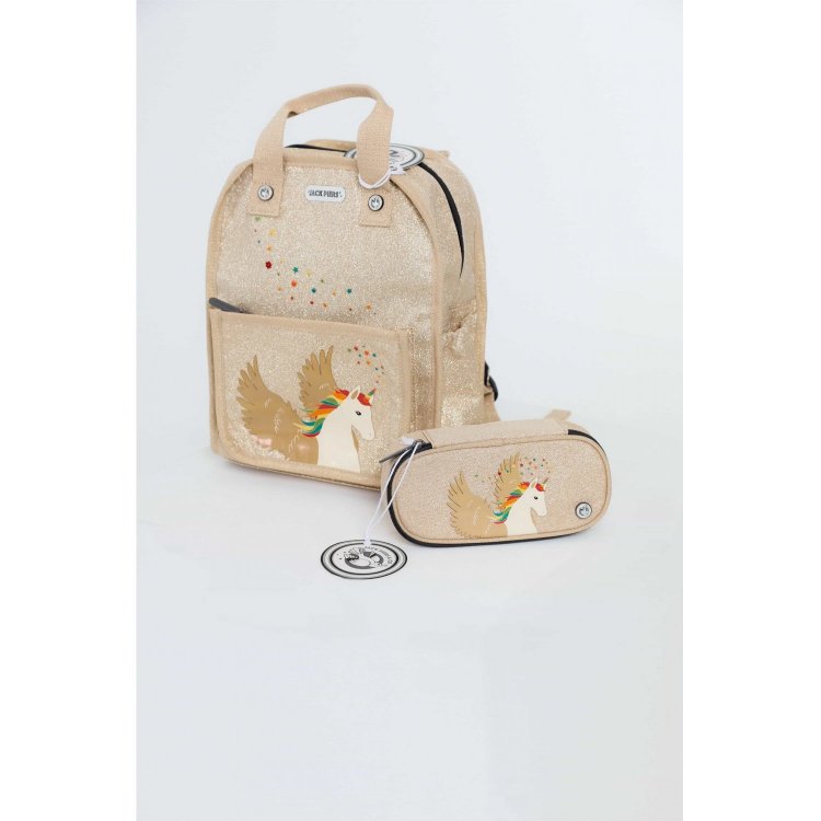 Фото 2 Сумка Gym Bag Unicorn (бежевый с единорогом) 119321 Jack Piers GY024507