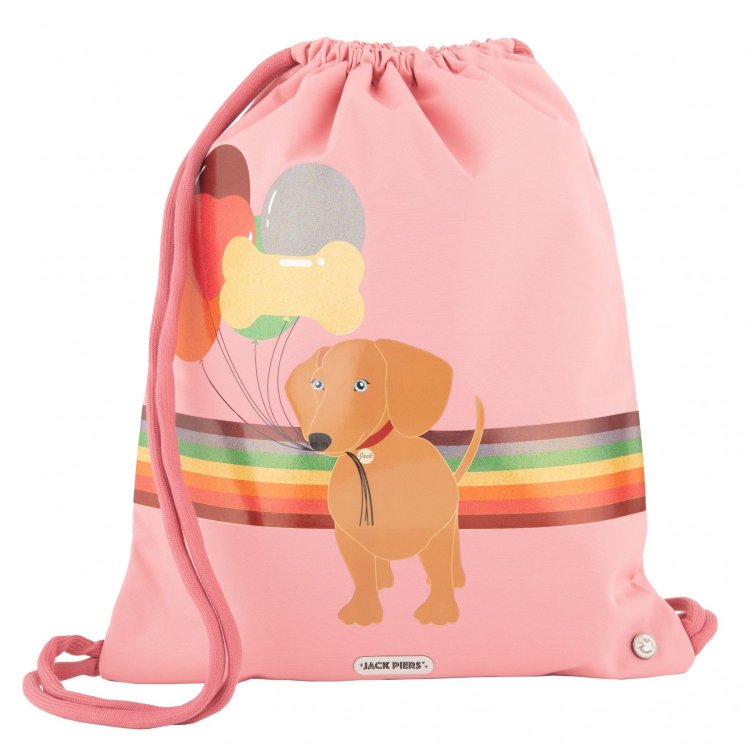 Jack Piers Сумка Gym Bag - Dog (розовый с щенком)