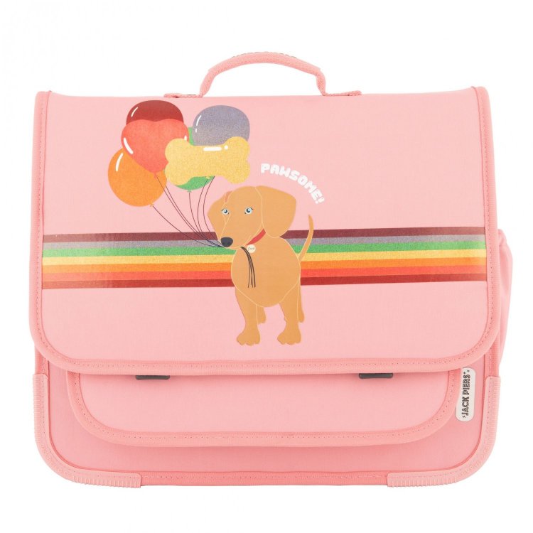 Jack Piers Портфель Schoolbag Paris Large - Dog (розовый с щенком)