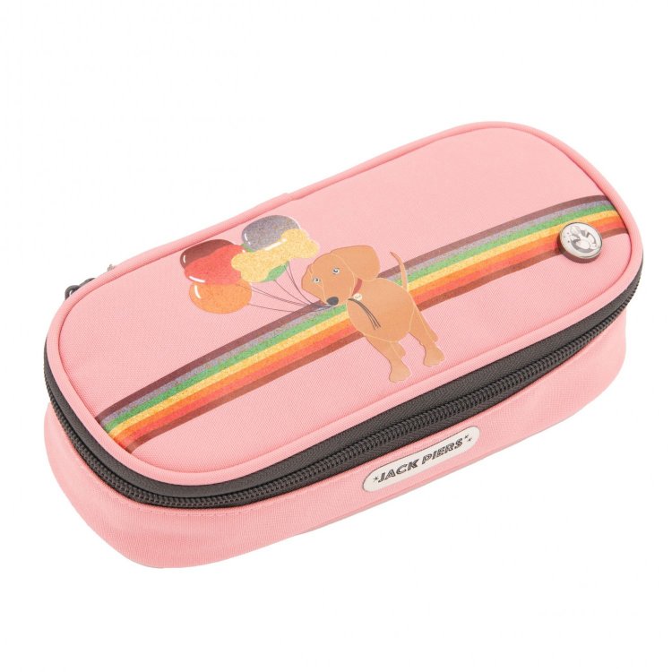Jack Piers Пенал Pencil Case - Dog (розовый с щенком)