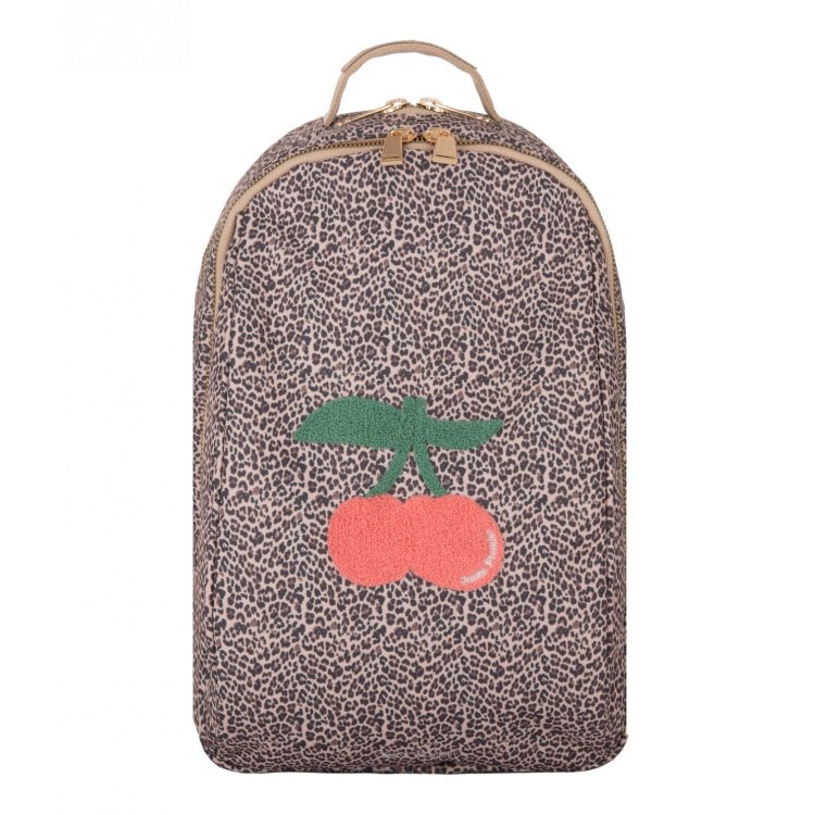 Jeune Premier Рюкзак Backpack James Leopard Cherry (леопардовая вишня)