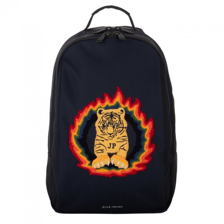 Jeune Premier Рюкзак Backpack James Tiger Flame (огненный тигр на синем)