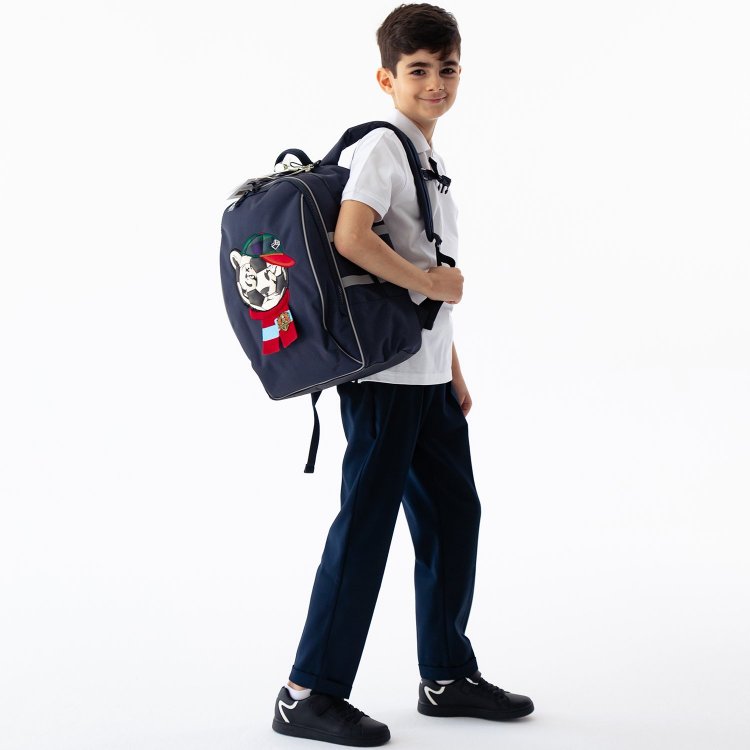 Фото 8 Рюкзак Jeune Premier Backpack James FC Tiger (синий с футбольным мячом) 119222 Jeune Premier BJ024219