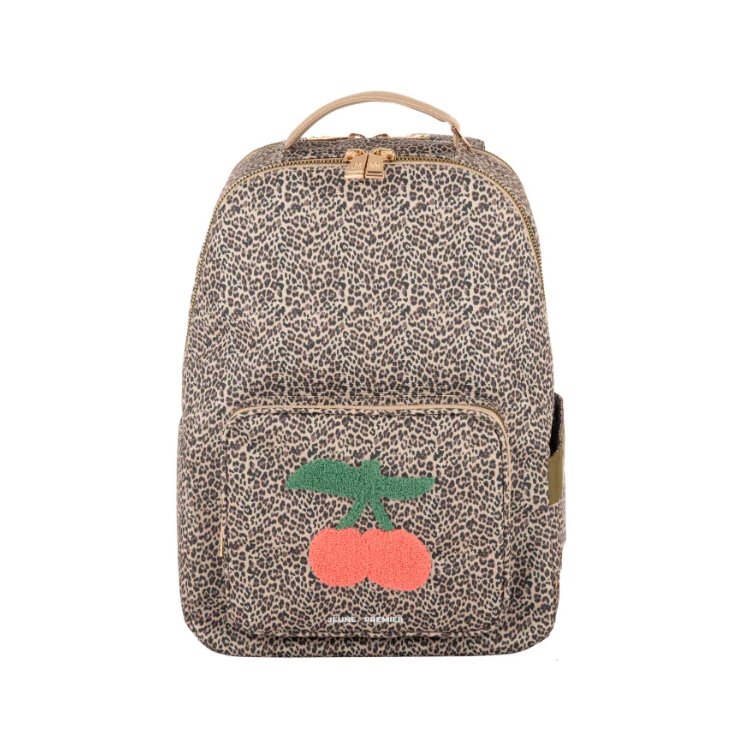 Jeune Premier Рюкзак New Bobbie Leopard Cherry (леопардовая вишня)