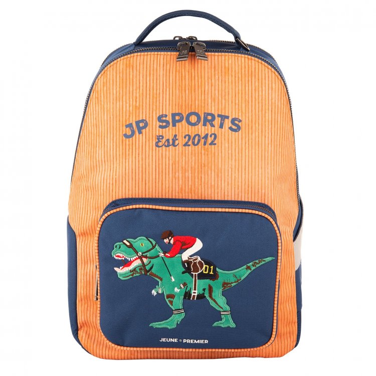 Jeune Premier Рюкзак New Bobbie Polo Dino (коричневый с синим)
