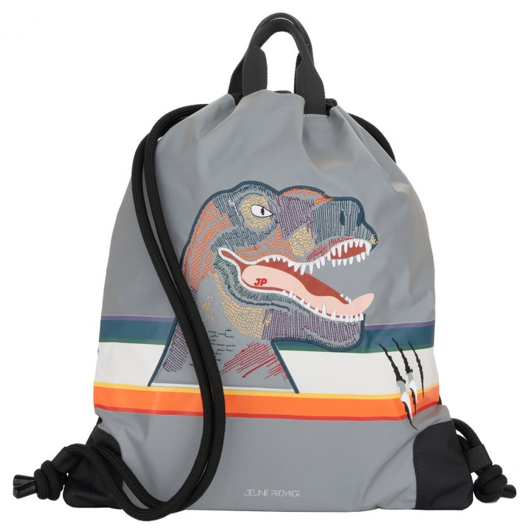 Jeune Premier Сумка City Bag Reflectosaurus (серый с динозавром)