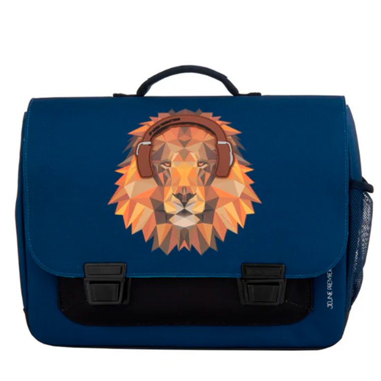 Jeune Premier Портфель Classic Midi Lion DJ (синий со львом)