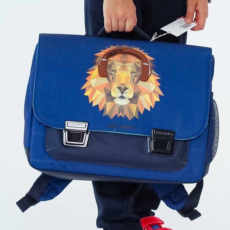 Портфель Jeune Premier Classic Midi Lion DJ (синий со львом) 119291 Jeune Premier CLD24211 