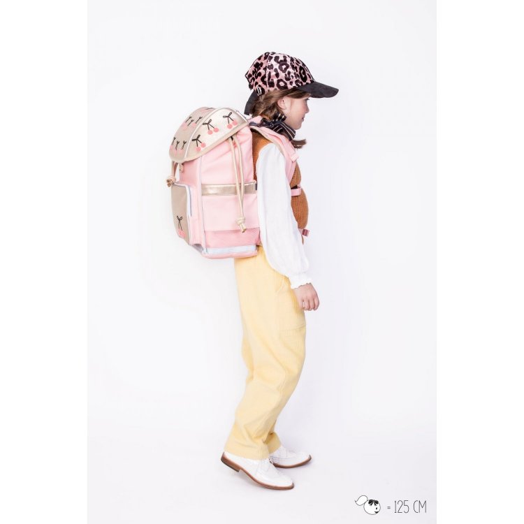 Фото 5 Рюкзак Jeune Premier Backpack ErgoMaxx Cherry Pompon (золотой с вишенками) 85461 Jeune Premier ERX22127