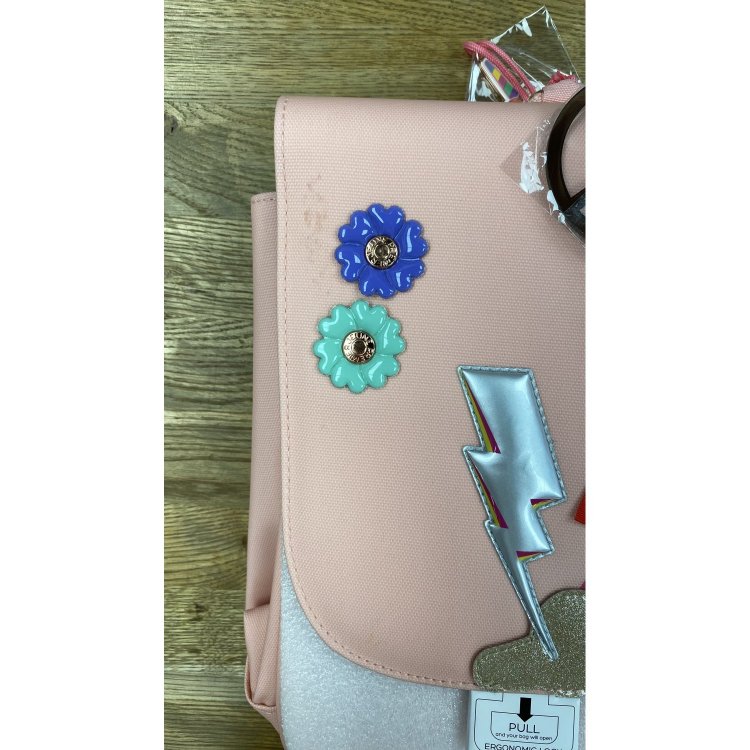 Фото 9 Уценка, разводы. Портфель It Bag Midi Lady Gadget Pink (розовый с принтом) 112387 Jeune Premier ITD21159 U