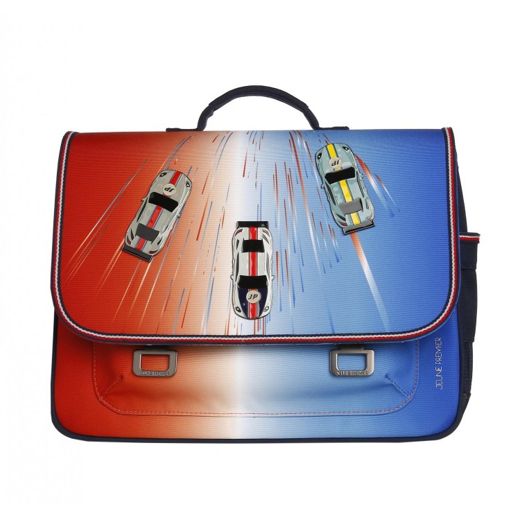 Jeune Premier Портфель It Bag Midi Racing Club (красный с голубым)