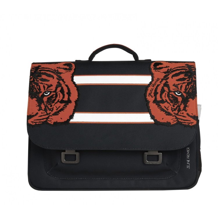 Jeune Premier Портфель It Bag Midi Tiger Twins (черный тигр)