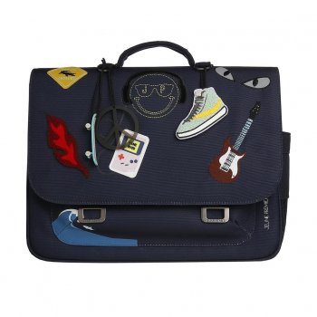 Jeune Premier Портфель It Bag Midi Mr Gadget (синий с принтом)