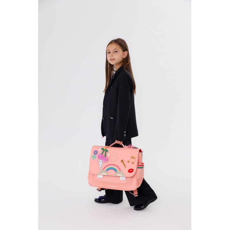Фото 3 Портфель Jeune Premier It Bag Midi Lady Gadget Pink (розовый с принтом) 103784 Jeune Premier ITD23159