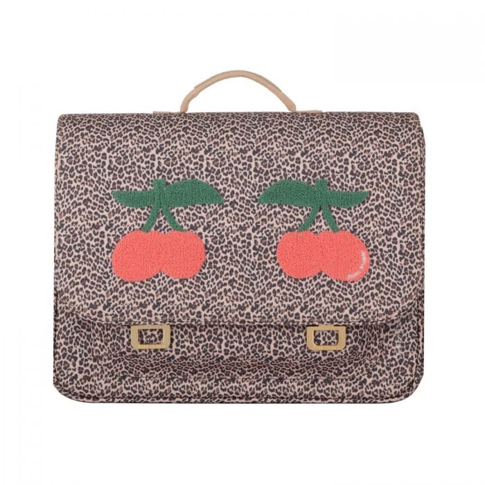 Портфель It Bag Midi Leopard Cherry (леопардовая вишня)