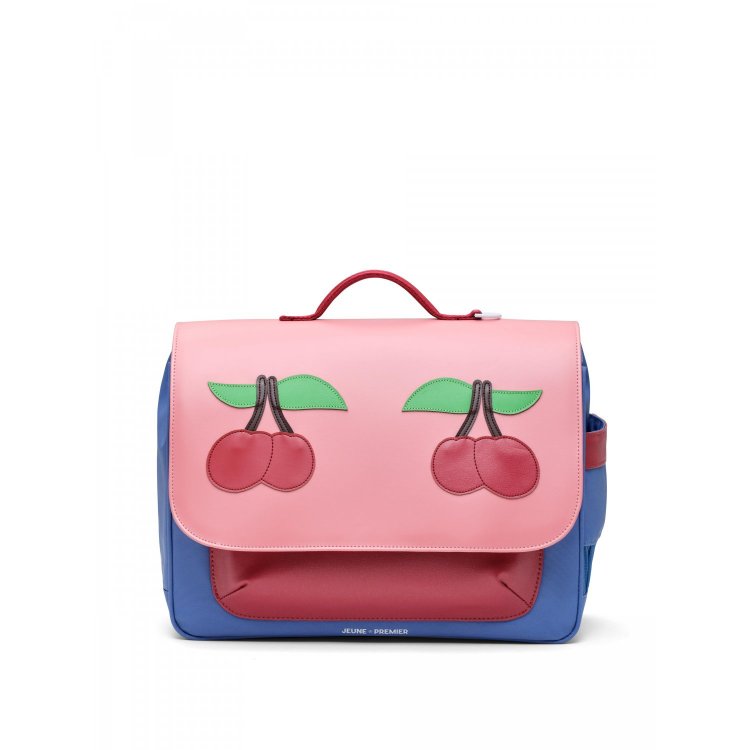Jeune Premier Портфель It Bag Midi Cherry Pink (синий с розовым)