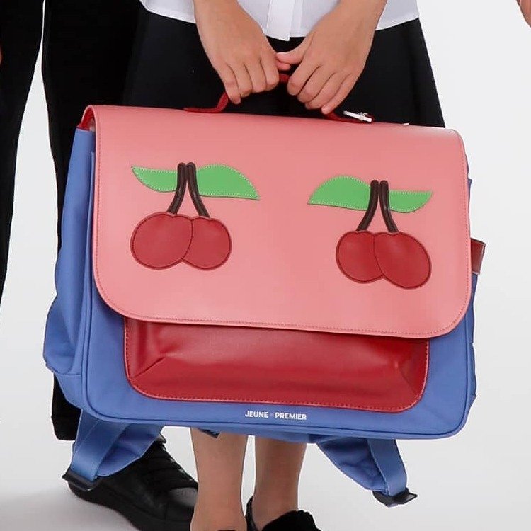 Jeune Premier Портфель It Bag Midi Cherry Pink (синий с розовым)