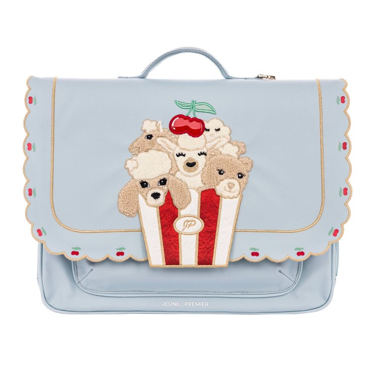 Jeune Premier Портфель It Bag Midi Popcorn (голубой)