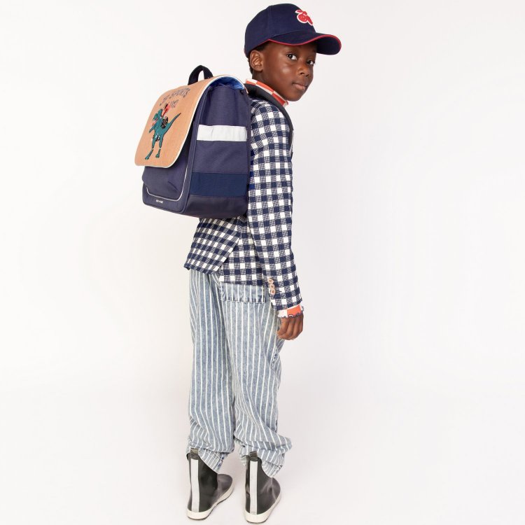 Фото 4 Портфель Jeune Premier It Bag Midi Polo Dino (коричневый с синим) 131354 Jeune Premier ITD25244