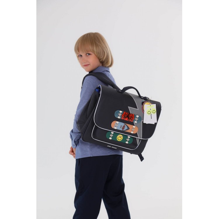 Jeune Premier Портфель It Bag Midi Skate (серо-синий)