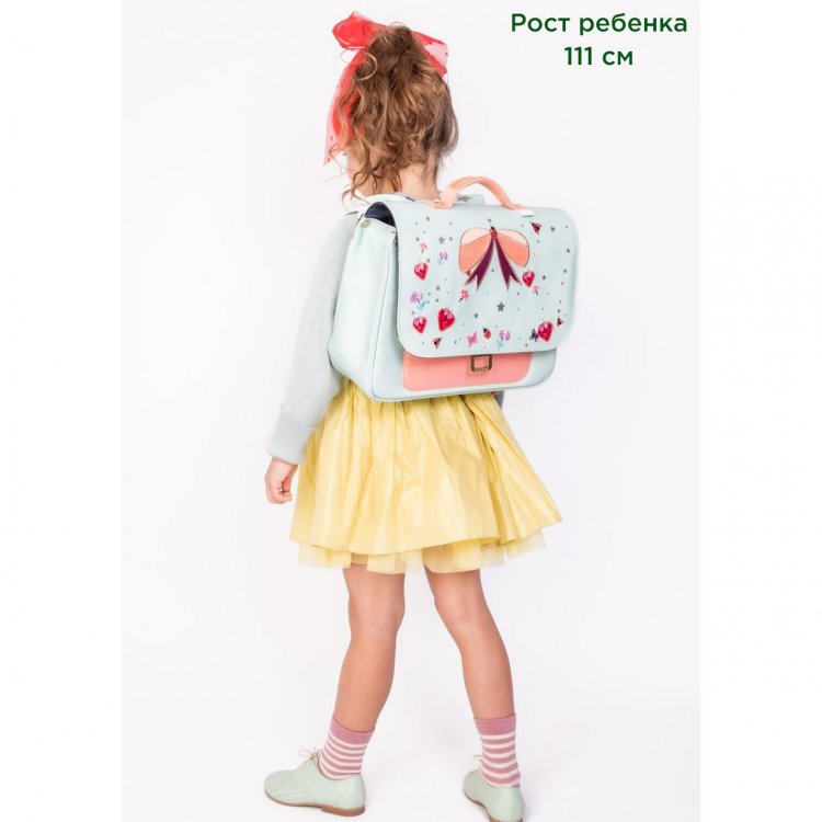 Фото 6 Портфель Jeune Premier для дошкольников It Bag Mini Ladybug (голубой с бантом) 68417 Jeune Premier ITN21168