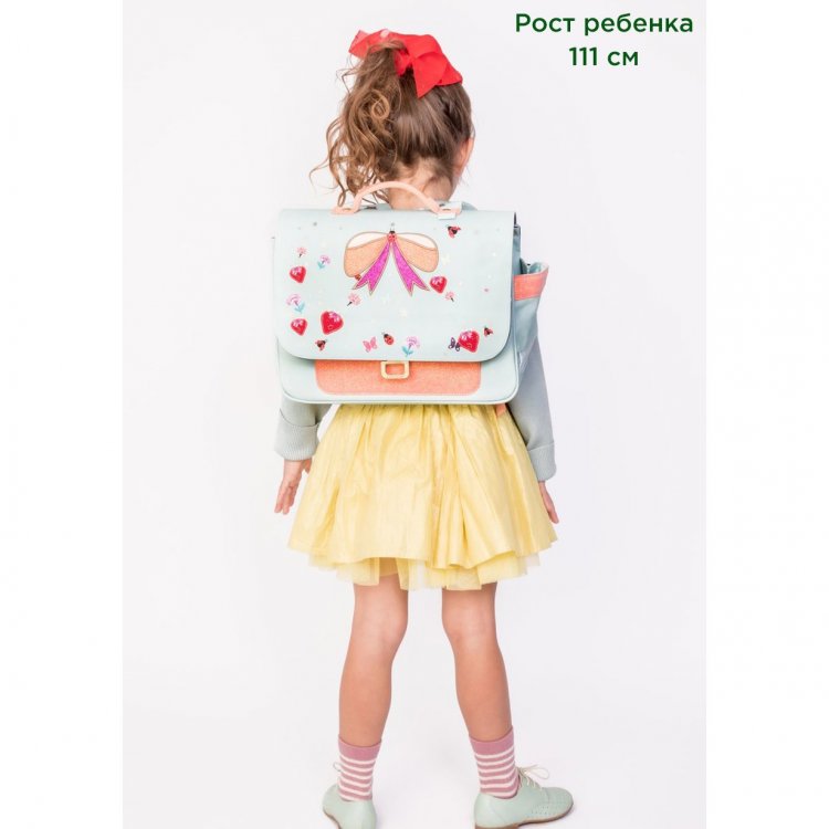 Фото 7 Портфель Jeune Premier для дошкольников It Bag Mini Ladybug (голубой с бантом) 68417 Jeune Premier ITN21168