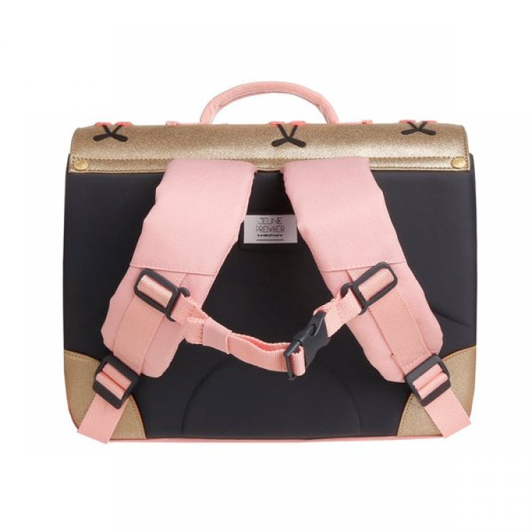 Фото 3 Портфель Jeune Premier для дошкольников It bag Mini Cherry Pompon (золотой с вишенками) 85463 Jeune Premier ITN22127