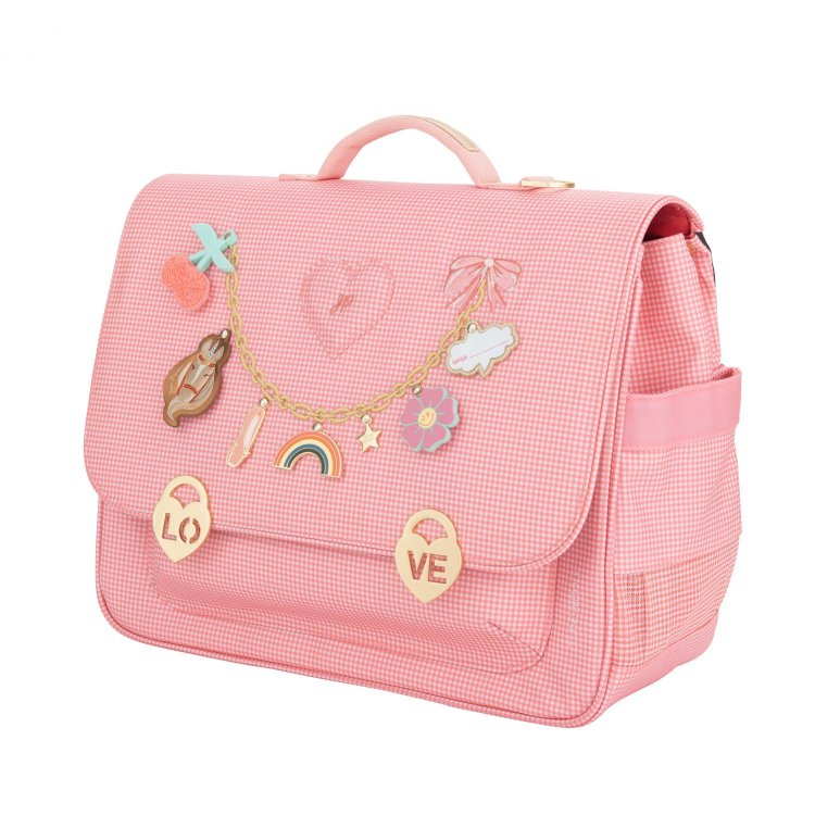 Фото 2 Портфель Jeune Premier It Bag Midi Vichy Love Pink (розовый) 103788 Jeune Premier ITD23198