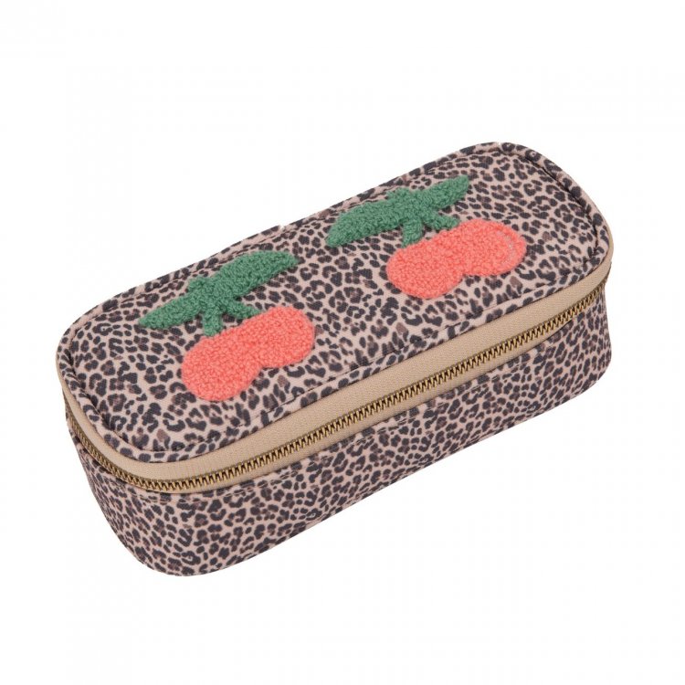 Jeune Premier Пенал Pencil Box Leopard Cherry (леопардовая вишня)