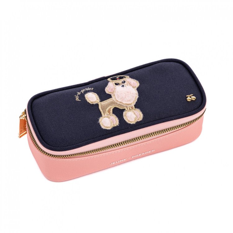 Jeune Premier Пенал Pencil Box Pet-à-Porter (розовый с синим)