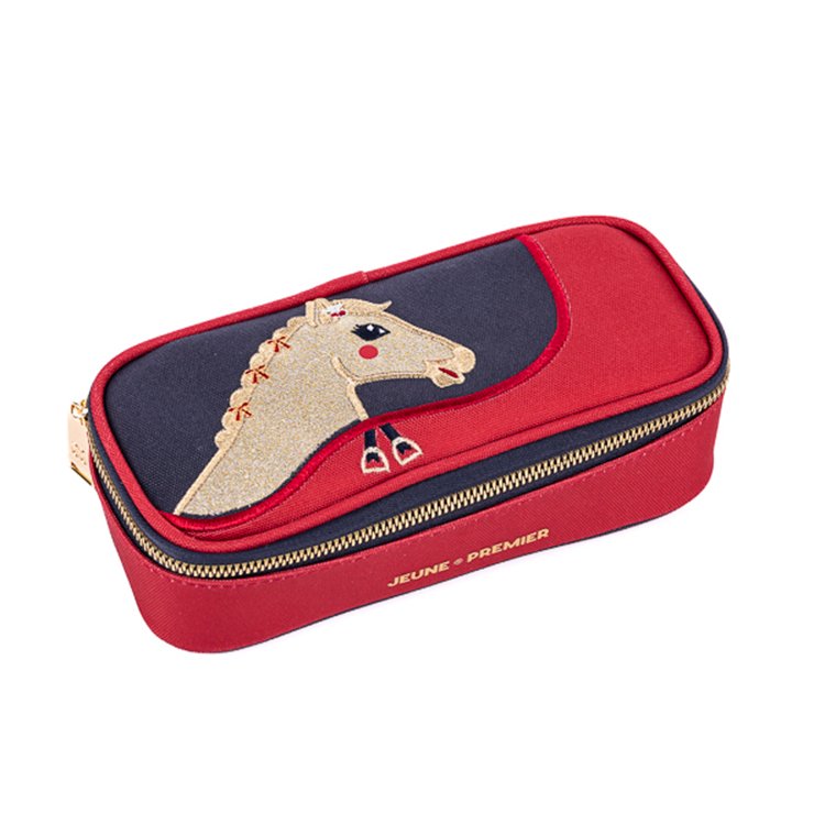 Jeune Premier Пенал Pencil Box Saddle Bag (красный)