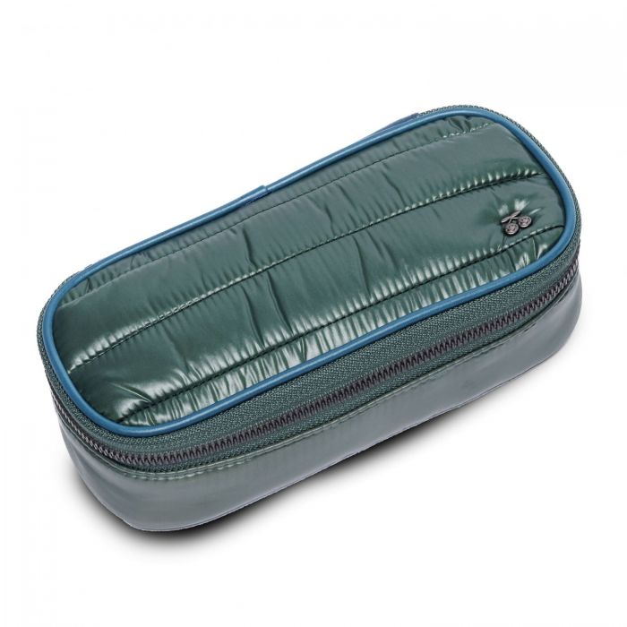 Пенал Pencil Box Puffer Green (зеленый металлик)